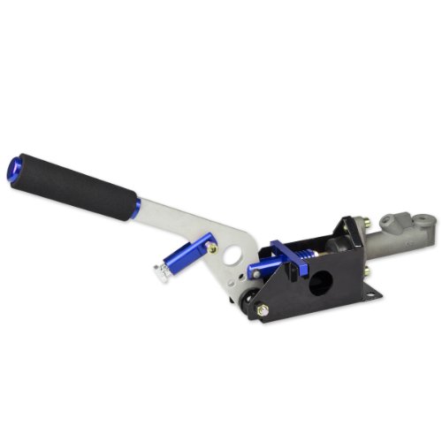 Auto Dynasty Universal Hydraulic High-Performance Drifting Horizontal Handbrake Kit - Royal Blue Parking Brake Levers Auto Dynasty AD-HANDB-T2-BL