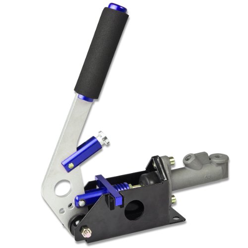 Auto Dynasty Universal Hydraulic High-Performance Drifting Vertical Handbrake Kit - Royal Blue Parking Brake Levers Auto Dynasty AD-HANDB-T1-BL