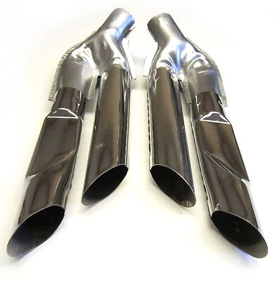 Gaskets: Parts Place Firebird Polished Splitter EX2499F - Exhaust System.
