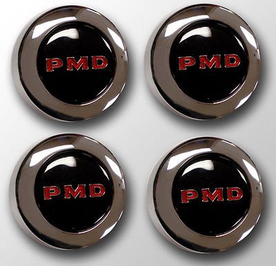 The Parts Place GTO Trans Am Pmd Rally Ii Center Caps - Black Bolt On - Set Of 4 Center Caps The Parts Place Inc. WT12286G