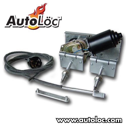 Heavy Duty Power Windshield Wiper Kit with Switch and Harness Heavy Duty Power W Wiper Kits AutoLöc 9864