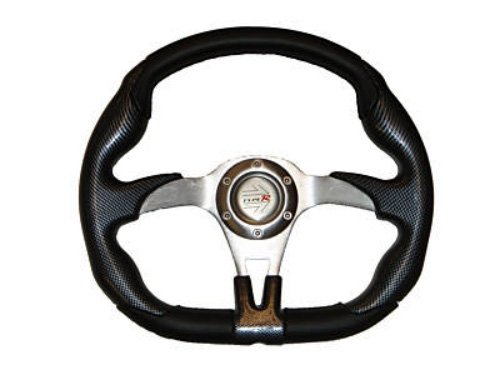 RZR XP 1000 Polaris Black Steering Wheel with Adapter New #SW1339B Steering Wheels Super ATV SW1339B