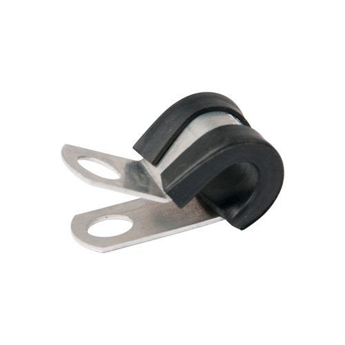 Vinyl Coated Loom Clamps, 3/8 (100 Per Quantity) Clamps & Sleeving Del City 2906