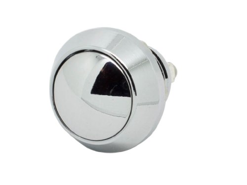Alpinetech 12mm 1/2 Momentary Metal Push Button Switch Screw Terminal Dome Button Normally Open 1NO Pushbutton Switches Alpinetech M12D