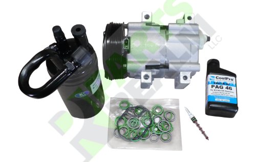 Parts Realm CO-3022AK10 Complete A/C Compressor Replacement Kit Compressors Parts Realm CO-3022AK10