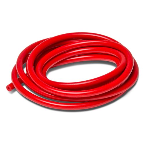 Auto Dynasty 3MM (0.12) Diameter X 12 Red Silicone Fuel Line Hose Lines Auto Dynasty AD-SH-FT-3MM-RD