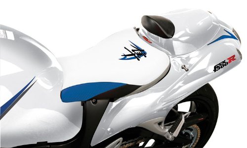 Powerbronze 600-S106-777G Replacement riders seat to fit Suzuki GSX1300R Hayabusa White-Blue-Black-Silver Complete Seats Powerbronze International 600-S106-777G