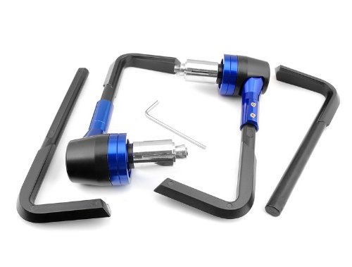 CNC Protector Handlebar Brush brake clutch Lever Guards Autobicycle Proguard System Front Adjustable 7/8(22mm) Blue Fit for SUZUKI GSF650 BANDIT 2007 F-14/S-14 Pads MAO MAO1216-MTJ-X-1307-217-blue