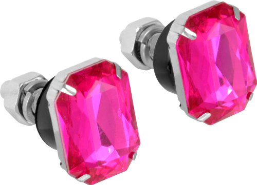 Bell Automotive 22-1-46459-8 'Pink Ruby' License Plate Fastener Fasteners Bell Automotive 22-1-46459-8
