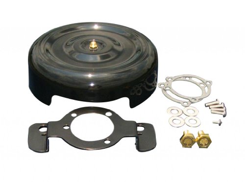 DK Custom Products Complete Black Bobber HiFlow 587 Air Cleaner System for Harley-Davidson Twin Cam Throttol By Wire Models Air Filters DK Custom DK-AC-587-BB-TBW