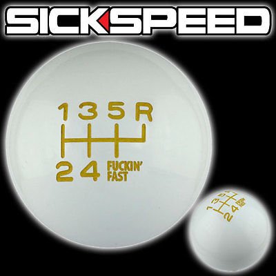 Knobs Sickspeed WHT INLAY YEL F*ING FAST 6RUR 12X1.75