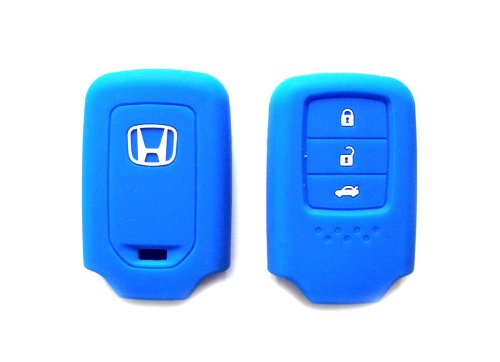 Honda Blue Remote Key Smart Key Case Cover Fob Holder for Accord 2013 (Single Pack) Electronics Features Honda