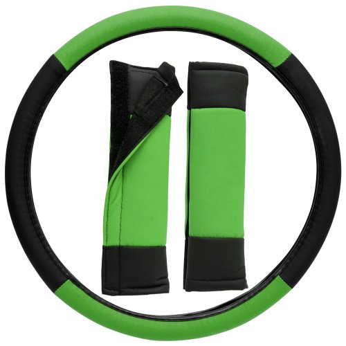 Steering Accessories Oxgord SW-PU-CHEVY-CAVALIER-GN-BK