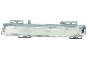Mercedes Benz C Class Sedan C250.C300.C350 / Coupe C25.C350 12-14 Daytime Running Light Assembly LED LH USA Driver Side Headlight Bulbs Depo 440-1614L-AS