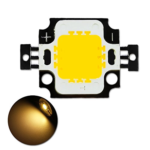 Zitrades 10W Warm White High Power 800-900LM LED light Lamp Bulb COB Chip DIY SMD Chip DC 9-10V Engine Computers ZITRADES 2600