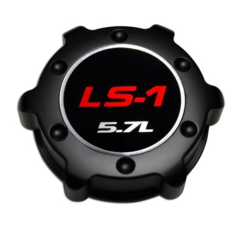 LS1 5.7L BLACK OIL CAP Chevrolet in Billet Aluminum for Pontiac Trans Am Firebird WS6 98 99 00 01 02 1998 1999 2000 2001 2002 Oil Filler Caps Vision Motor Sports 100-ERPOC100104EMB375163
