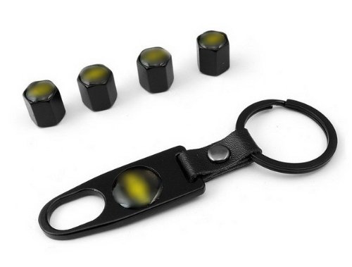 Auto Parts Black Wrench Keychain Wheel 4PCS Air Tyre Tire Valve Stems Caps Fit For camaro zr1 ss gs z28 impala corvette tahoe equinox Tire Repair Tools LIN LIN0107-CAX14-01-D081
