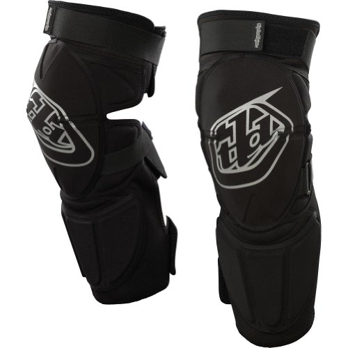 Troy Lee Designs Panic Long Adult Knee Guard MotoX Motorcycle Body Armor - Black / X-Small/Small Knee & Shin Protection Troy Lee Designs KPT224XSS