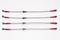 Subaru Stainless Mesh Brake Hose Set WRX ST265504S010 ABS Subaru ST265504S010