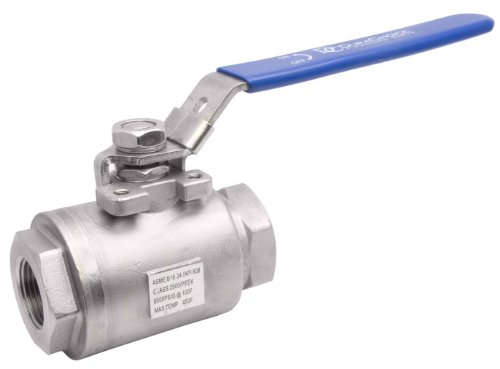 1/2 NPT Stainless Steel Seal-Welded Full Port Ball Valve, 3,600PSI Air Bypass Valves DuraChoice VBS3K-050