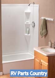 RV Full Bathtub - 36 X 24 - Left Hand Drain - White - DT0136L12 Showers Lyons DT0136L12