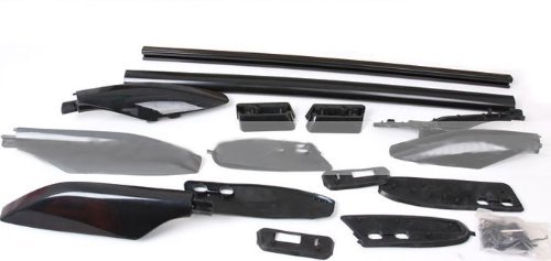 Aluminium Alloy Car Roof Top Rack Box Bar Three-piece Carogo Luggage Exterior Fit For Prado FJ120 2003 2004 2005 2006 2007 2008 2009 Cargo Bars LIN LIN393-CBP13-12-A030