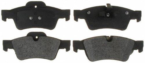 Prime Choice Auto Parts PCD1122 Set Of Performance Rear Ceramic Disc Brake Pads With Rubberized Shims Brake Pads Prime Choice Auto Parts PCD1122