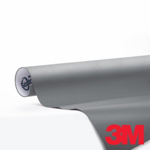 3M Scotchprint Series 1080 Matte Silver Vinyl Car Wrap Film Sheet Roll - 3M1080 - 15ft x 5ft (75sq/ft) (180 x 60) Decals 3M 3M.1080M21.60.15
