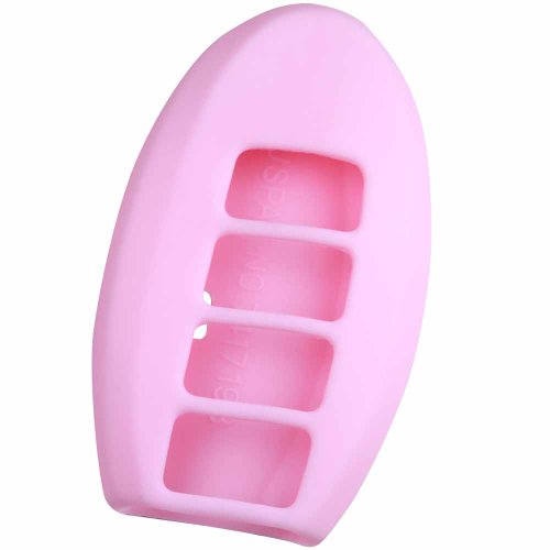 KeyGuardz Pink Rubber Keyless Entry Remote Smart Key Fob Skin Cover Protector Electronics Features KEYGUARDZ KG2A429