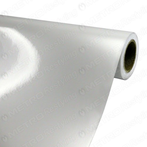 5ft x 12ft (60 Sq/ft) Arlon Ultimate PremiumPlus GLOSS WHITE METALLIC Vinyl Car Wrap Film CWC-221 Decals Arlon UPP-CWC221-5-12