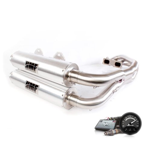 HMF Polaris RZR XP 1000 2014 Dual Full Exhaust Muffler & Dobeck AFR+ GEN 4 Complete Systems HMF Engineering 035506606071-AFR