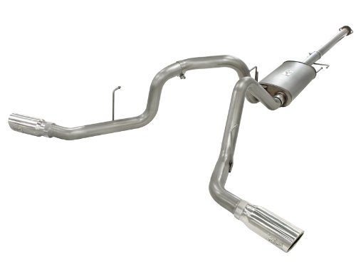 aFe (49-43056-P) MACH Force XP 3 Stainless Steel Dual Side-Exit Cat-Back Exhaust System for Ford F-150 EcoBoost Engine Exhaust & Emissions aFe 49-43056-P