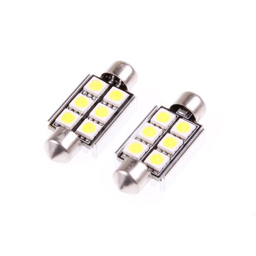 Bulbs Amtopseller AUS-39mm6ledcanbus-white-2pcs