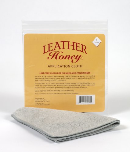 Leather Care Leather Honey Leather Conditioner cloth