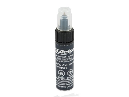 GM ACDelco VehicleCare Touch Up Paint 0.5oz Bottle Blue Ray / Berlin Blue / Graphite / Sapphire / Night Race Blue GXH WA 122V; Corvette, Camaro, Captiva, Sonic, Cruze, SRX, XTS, Tahoe, Suburban, Escalade, Regal Touchup Paint GM 19260522