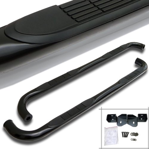 Dodge Durango 4Dr Pickup Black S/S Side Step Nerf Bar Running Boards Running Boards Spec-D Tuning SSB3-DUR984BK-WB