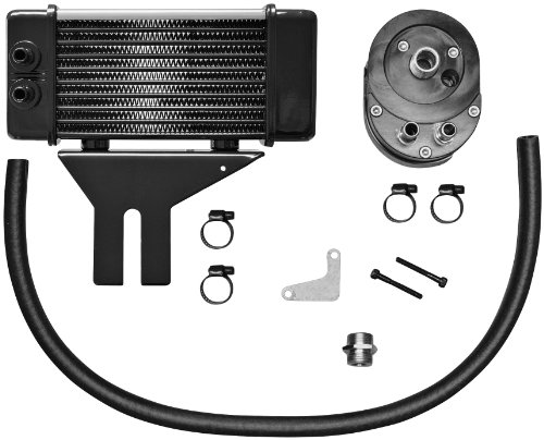 Jagg Oil Coolers Horizontal 10 Row Oil Cooler - Low Mount - Chrome 750-2580 Oil Filters Jagg 750-2580