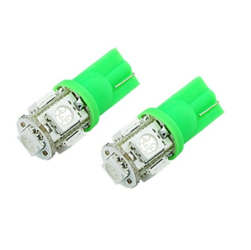 Bulbs Amtopseller AUS-T10Green5led-2pcs