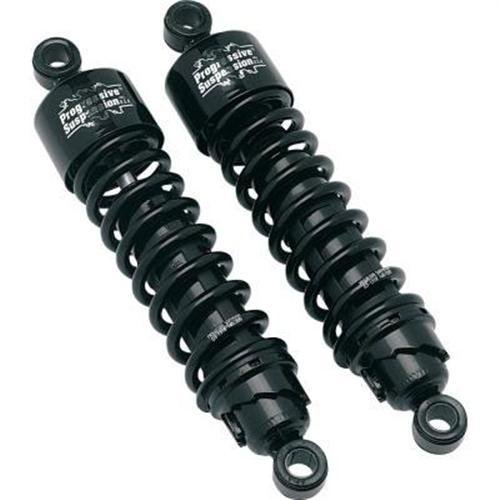 Progressive Suspension 412-4074B 11.5 Standard 412 Series Shocks For Harley-Davidson Touring Models (Yr 2006-11) Custom Fit Progressive Suspension Yr 2006-11
