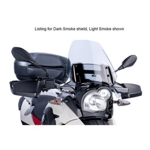Puig Dark Smoke Naked New Generation Touring Windscreen for BMW 08-13 G650GS (5649F) Windshields & Accessories Puig 5649F