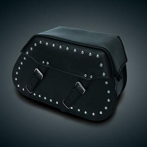 Kuryakyn 5381 Model 102 Quick Release Detachable Studded Leather Saddlebags (pr) for Harley-Davidson 20 Long x 7-1/2 Wide x 11-1/2 High (5381) Saddle Bags Kuryakyn 5381