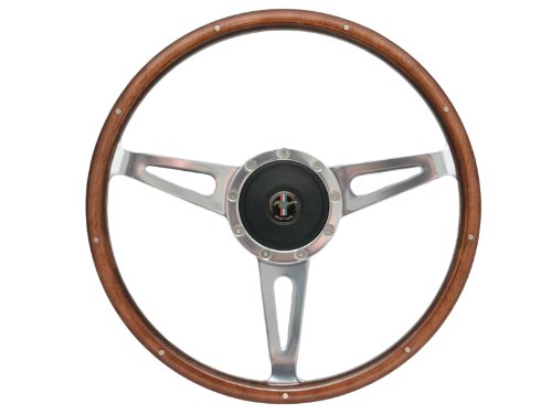 1965 - 1966 Mustang Shelby Style Steering Wheel w/ Hub and Ford Mustang Emblem Steering System Auto Pro USA 1