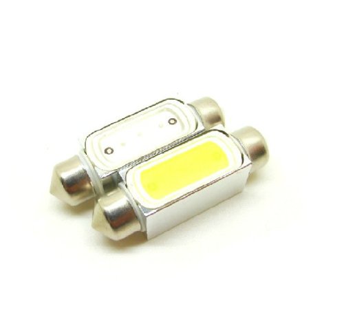 Amtopseller 2 Pcs 3W Super Bright 12V Festoon High Power Dome Car LED White Lights Bulbs Superior Reading Lamp (36mm, White) Bulbs Amtopseller AUS-3wreadinglamp-2pcs