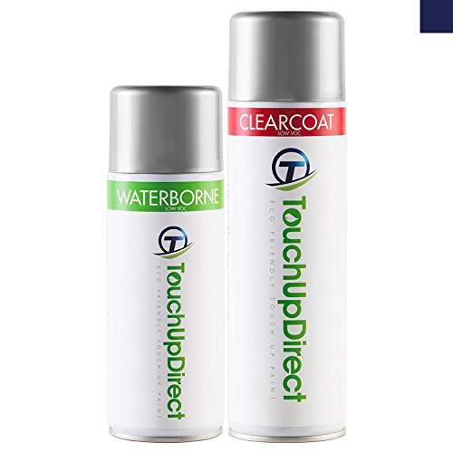 Volvo C70 Automotive Touch-Up Paint EcoSpray+ Aerosol - Caspian Blue Pearl 498 - Basic Package Touchup Paint TouchUpDirect TUD-849-AERO-86811-PKG-BB