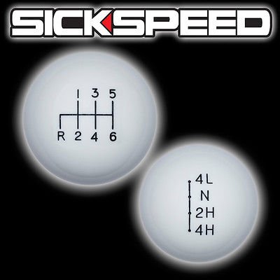 Knobs Sickspeed WHT OS 6RDL + DODGE T/C SET 10X1.5