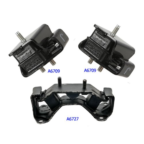 1995-1999 Subaru Legacy 2.2L Engine Motor & Trans. Mount Set 3PCS for Manual Trans. A6709 A6727 Engine Mounts DEA Products A6709, A6709, A6727