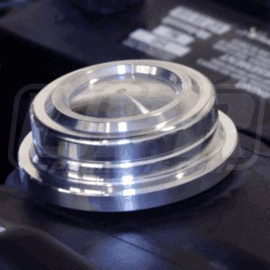 UPR 1996-2014 Mustang Billet Radiator Cap Cover Polished Main Bolts & Studs UPR Products 5036-02