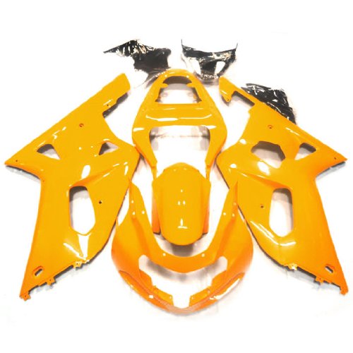 ZXMOTO S0601-YEL - Injection Molding ABS Motorcycle Bodywork Cowl Fairing Kit for Suzuki GSX-R 600 / 750 2001 2002 2003 - Yellow - (Pieces/kit: 9) Fairing Kits ZXMOTO S0601-YEL