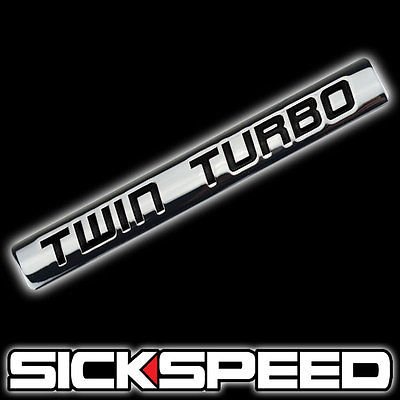 Emblems Sickspeed BLK TWIN TURBO