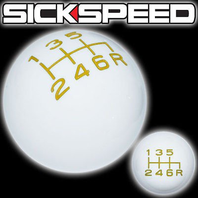 Knobs Sickspeed WHT INLAY YEL VIN 6RDR 10X1.5